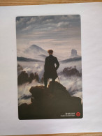 China Transport Cards, Oil Painting,Caspar David Friedrich,metro Card,shanghai City,big Size Card, Size=4 Cards,(1pcs) - Unclassified