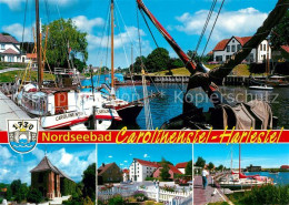 73234121 Carolinensiel-Harlesiel Ostfriesland Hafen Panorama Carolinensiel-Harle - Wittmund