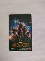 China Transport Cards, Movie, Marvel, Guardians Of The Galaxy,metro Card, Shanghai City, (1pcs) - Unclassified