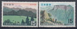 JAPAN 1088-1089,unused - Montagnes