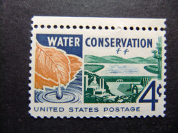 ESTADOS UNIDOS / ETATS-UNIS D'AMERIQUE 1960 / CONSERVACION DEL AGUA YVERT 684 ** MNH - Ongebruikt