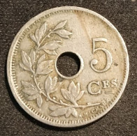 BELGIQUE - BELGIUM - 5 CENTIMES 1913 - Légende FR - Albert Ier - Type Michaux - KM 66 - 5 Centimes