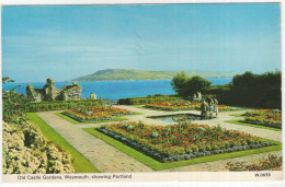 Old Castle Gardens, Weymouth, Showing Portland - (England, U.K.) - Weymouth