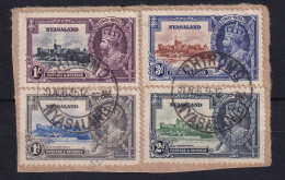 Nyasaland: 1935   Silver Jubilee     Used On Piece - Nyassaland (1907-1953)