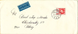 Greenland Cover Sent To Denmark 22-9-1980 Single Franked - Lettres & Documents