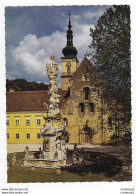 STIFT Heiligenkreuz Basse Autriche Eglise Kirche Mit Dreifaltigkeitssäule Gründung 1133 Echte Farbaufnahme VOIR DOS - Heiligenkreuz