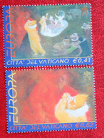 EUROPA CEPT Circus Zirkus 2002 Mi 1415-1416 Yv 1270-1271 POSTFRIS / MNH / ** VATICANO VATICAN VATICAAN - Unused Stamps