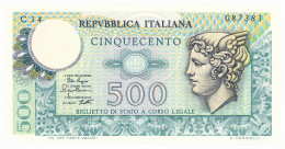 500 LIRE BIGLIETTO DI STATO MERCURIO 02/04/1979 FDS - Other & Unclassified