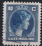 Luxemburg - Großherzogin Charlotte "Rechtsprofil" Größeres Format (MiNr: 353) 1946 - Gest Used Obl - 1944 Charlotte Rechterzijde