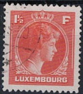 Luxemburg - Großherzogin Charlotte "Rechtsprofil" Größeres Format (MiNr: 361) 1946 - Gest Used Obl - 1944 Charlotte Di Profilo Destro