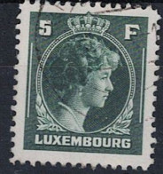 Luxemburg - Großherzogin Charlotte "Rechtsprofil" Größeres Format (MiNr: 367) 1944 - Gest Used Obl - 1944 Charlotte Di Profilo Destro