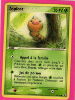 Carte Pokemon 2004 Ex Rouge Feu Vert Feuille 86/112 Aspicot 50pv Occasion - Ex