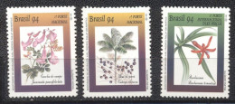 Brazil 1994- The 200 Th Anniv Of Birth Of Karl Friedrich Phillip Von Martius, Botanist,1794-1868  Set (3v) - Nuovi