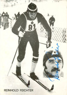 Autogramm AK Langläufer Reinhold Feichter Feldkirchen In Kärnten Österreich Austria ÖSV Olympia Cross-country Skiing - Autographes