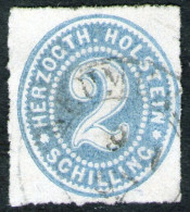 Neumünster 9/1 67 Auf 1/2 Shilling Grauultramarin - Schleswig Holstein Nr. 21 - Pracht - Signiert - Schleswig-Holstein