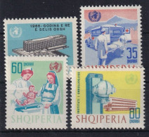ALBANIA 1966 - MNH - MI 1056 - 1059 Complete Set - Albanie