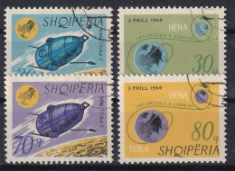 ALBANIA 1966 - Canceled - MI 1067 - 1070 Complete Set - Albanie