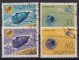 ALBANIA 1966 - Canceled - MI 1067 - 1070 Complete Set - Albanie