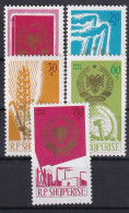 ALBANIA 1965 - MNH - MI 1023 - 1027 Complete Set - Albanie