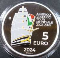 Italia - 5 Euro 2024 - Tour Mondiale 2023-2025 Della Nave Amerigo Vespucci - Italien