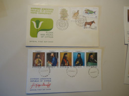 CYPRUS FDC  MAKARIOS   1978  FAUNA  1979 - Covers & Documents