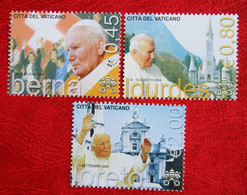 World Travel Pope John Paul II 2005 Mi 1530-1532 Yv 1383-1385 POSTFRIS MNH ** VATICANO VATICAN VATICAAN - Nuevos