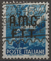 TZA12U3 - 1947/48 Trieste Zona A, Sassone Nr. 12, Francobollo Usato Per Posta °/ - Used