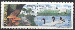Brazil 1995-America Environmental Protection 2v Se-tenant - Unused Stamps