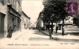 Pierre-Bénite Canton Irigny Grande Rue Et La Place Rhône 69310 Cpa Tardive Voyagée En TB.Etat - Pierre Benite