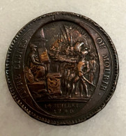 Médaille De Confiance - Monneron De Cinq Sols Au Serment - An IV - 1792 - 1792-1804 First French Republic
