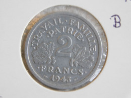 France 2 Francs 1943 B FRANCISQUE (829) - 2 Francs