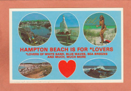 HAMPTON - USA - NEW HAMPSHIRE - BEACH IS FOR LOVERS - PIN-UP PIN UP - NEUVE - Otros & Sin Clasificación