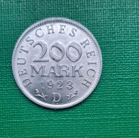 DEUTSCHES REICH 200 MARK 1923 D KM# 35 - 200 & 500 Mark