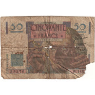 France, 50 Francs, Le Verrier, 1950, W.165, B, Fayette:20.16, KM:127c - 50 F 1946-1951 ''Le Verrier''