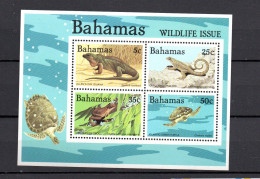 Bahamas 1984 Sheet Reptiles/lizzards (michel Block 43) Nice MNH - Bahamas (1973-...)