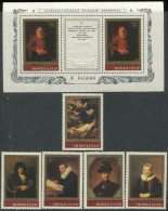 Soviet Union:Russia:USSR:Unused Stamps Serie With Block Hermitage, Paintings, Rembrandt, 1983, MNH - Rembrandt