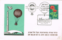 54326. Carta TEL AVIV - YAFO (Israel) 1959. GLOBUS, Ballon Post Exhibition - Briefe U. Dokumente