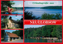 73230177 Neuglobsow Roter-Hahn Glasmacherkunst Grosser-Stechlinsee Strand Neuglo - Neuglobsow