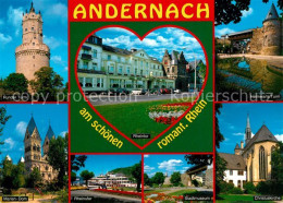 73227819 Andernach Runder-Turm Helmwarts-Turm Stadtmuseum Marien-Dom Rheinufer A - Andernach