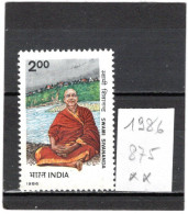 INDE 1986 YT N° 875 Neuf** - Unused Stamps