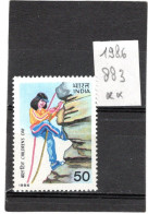 INDE 1986 YT N° 883 Neuf** - Unused Stamps