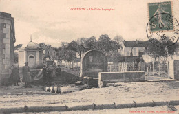 COURSON-les-CARRIERES (Yonne) - Un Coin Paysagiste - Voyagé 1917 (2 Scans) Lottier Instituteur à Pierre-Perthuis - Courson-les-Carrières