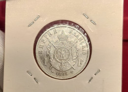 Francia France 1 Franc 1868 A Paris Km 806 Plata - Altri & Non Classificati