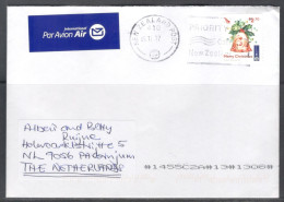 New Zealand. Stamps Mi.3522 On Air Mail Letter, Sent From Wellington On 5.12.2017 To The Netherlands - Covers & Documents