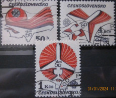 CZECHOSLOVAKIA 1983 ~ S.G. 2692 - 2694, ~ WORLD COMMUNICATIONS YEAR. ~ VFU #03204 - Gebruikt