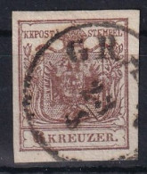 AUSTRIA 1850 - Canceled - ANK 4 Mp III - Sig. Ferchenbauer - Used Stamps