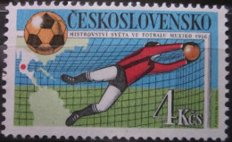 CZECHOSLOVAKIA 1986 ~ S.G. 2831, WORLD CUP, MEXICO '86. ~ MNH #03207 - Gebruikt