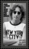 Brazil 2021 John Lennon In New York By Bob Gruen Stamp 1v MNH - Neufs