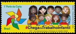 Brazil 2021 International Year For The Ending Of Child Labor Stamp 1v MNH - Unused Stamps