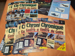 CHRONIQUES DE LA GUERRE DU GOLFE, COMPLET 20 VOLUMES, ED ATLAS, COMPLET SAUF POSTERS AVIONS - Frans